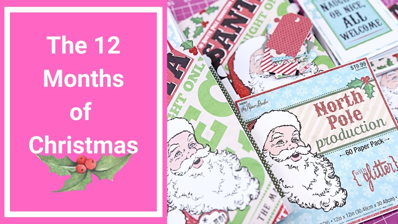 Christmas Crafting Challenge - Used up the Whole Pad - December Daily, Cards and More - March Share