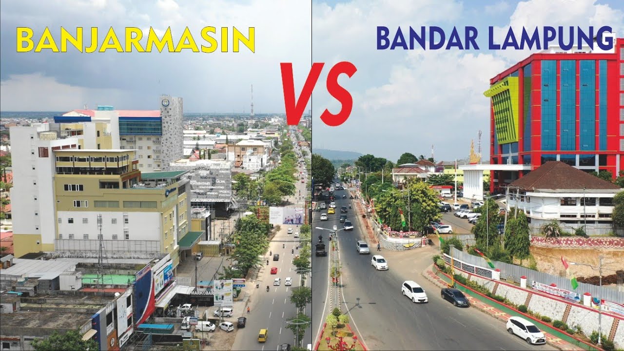 Kota Bandar Lampung VS Banjarmasin, Perbandingan 2 Kota Besar di Sumatra dan Kalimantan Tahun 2020