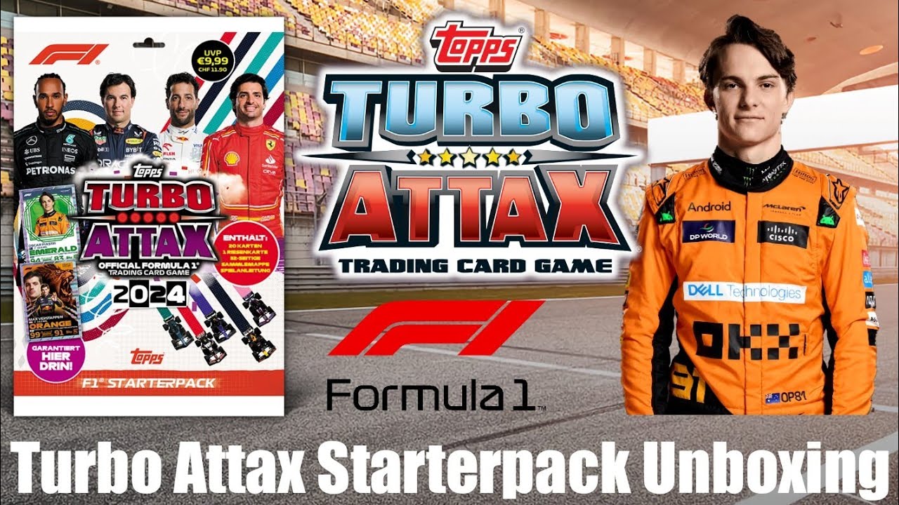 NEUE FORMEL 1 KOLLEKTION🥰|Topps Turbo Attax 2024 STARTERPACK Unboxing!🔥