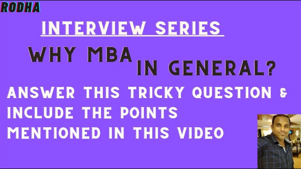 Why you want to do MBA I Interview WAT PI Preparation I Personal Interview Tricky Questions