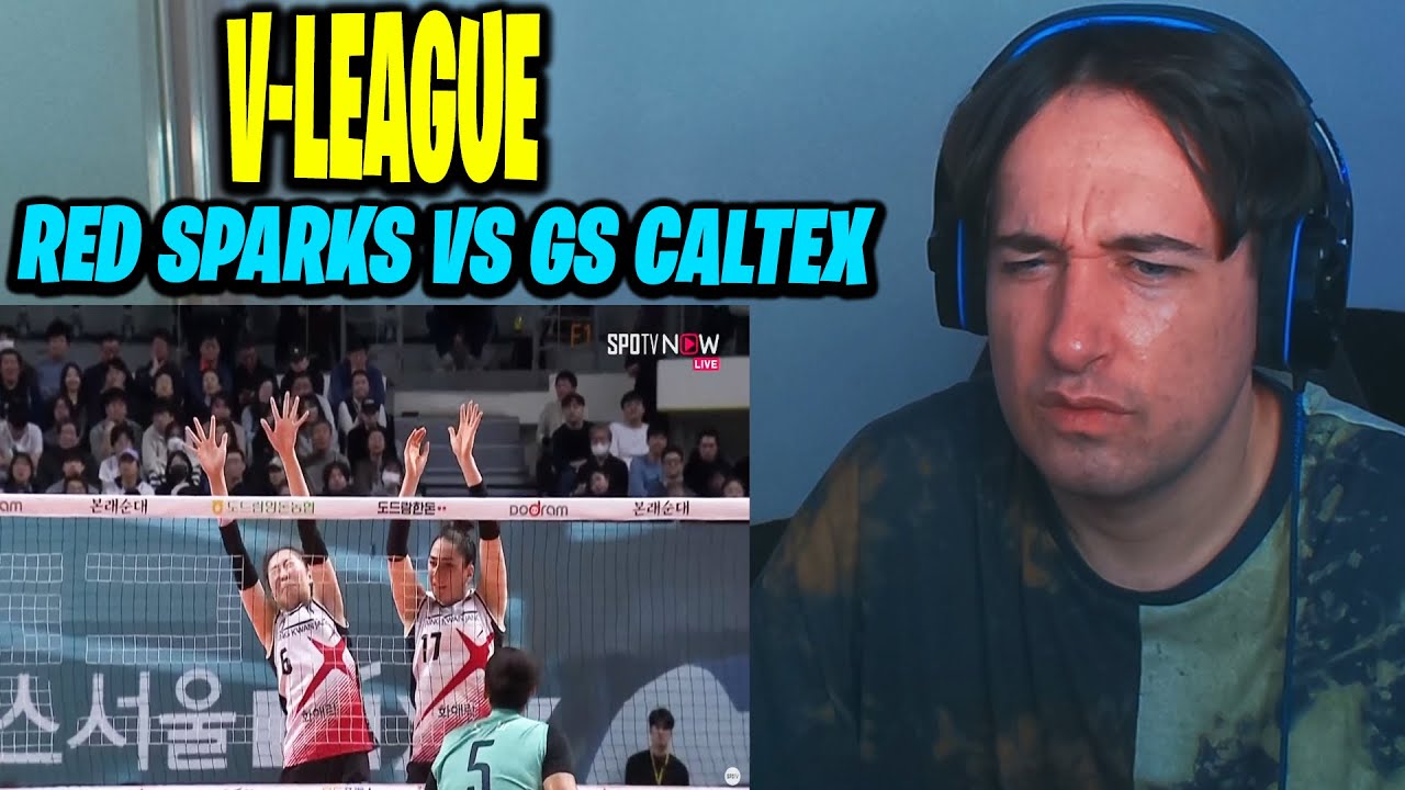 [V-League] | Spike Brutal Megawati Bikin Kepala Pusing! Red Sparks vs GS Caltex! (REACTION!!)
