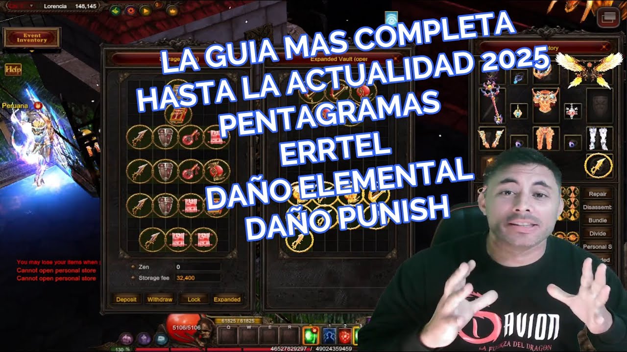 ⚔️PENTAGRAMAS GUIA SUPER COMPLETA 2025 - SEASON 20 - MU ONLINE