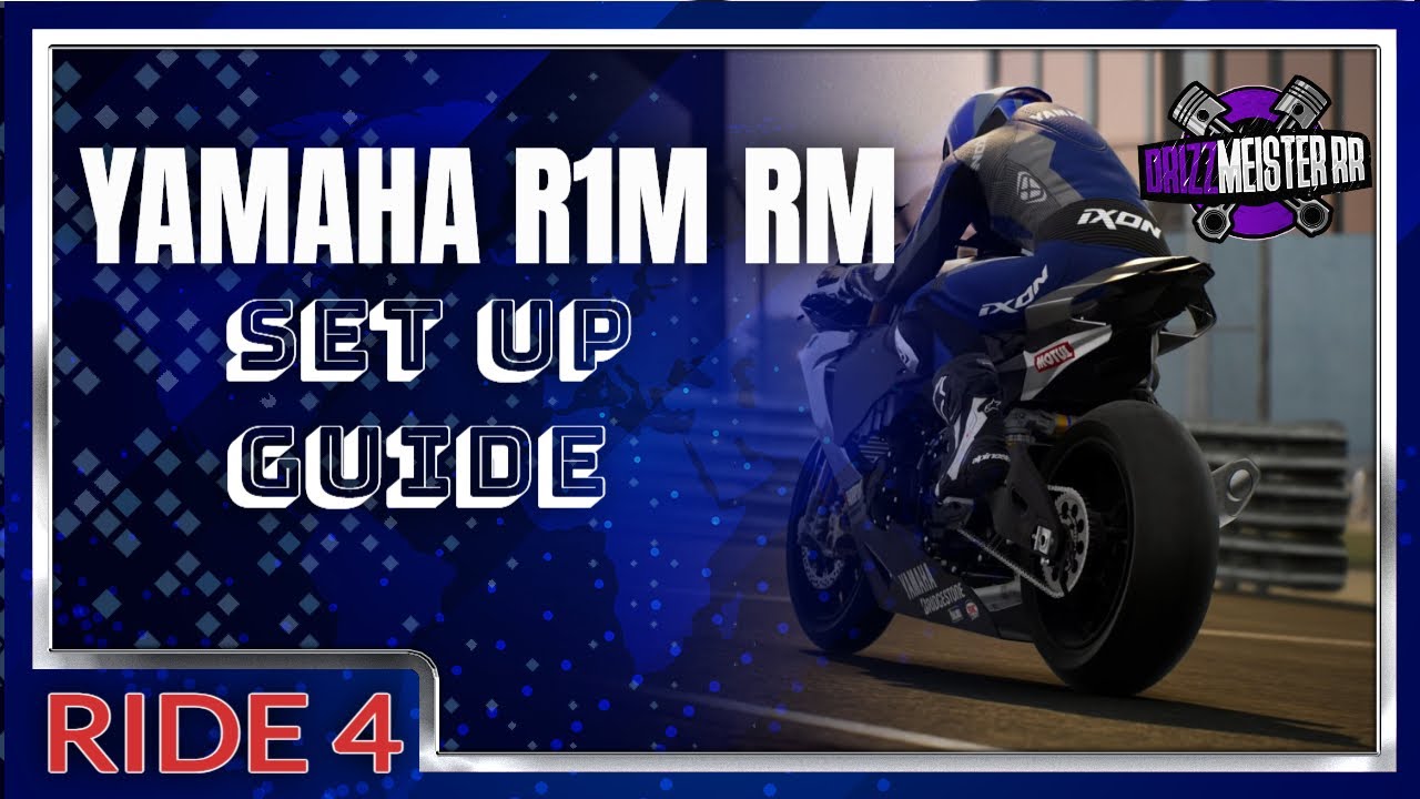 Ride 4 setup guide Yamaha R1M RM Road Atlanta Motorcycle Variant | #Ride4setup