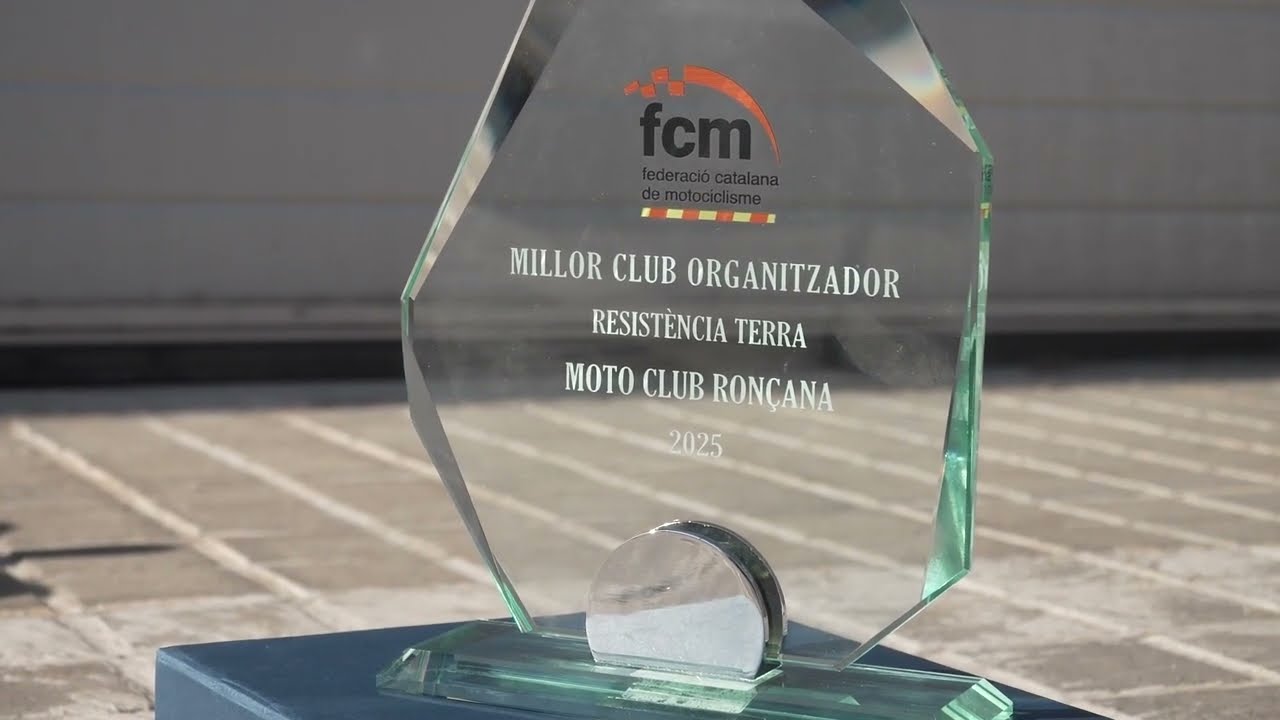 Moto Club Ronçana guardonada com a millor club organitzador de resistència terra del 2025