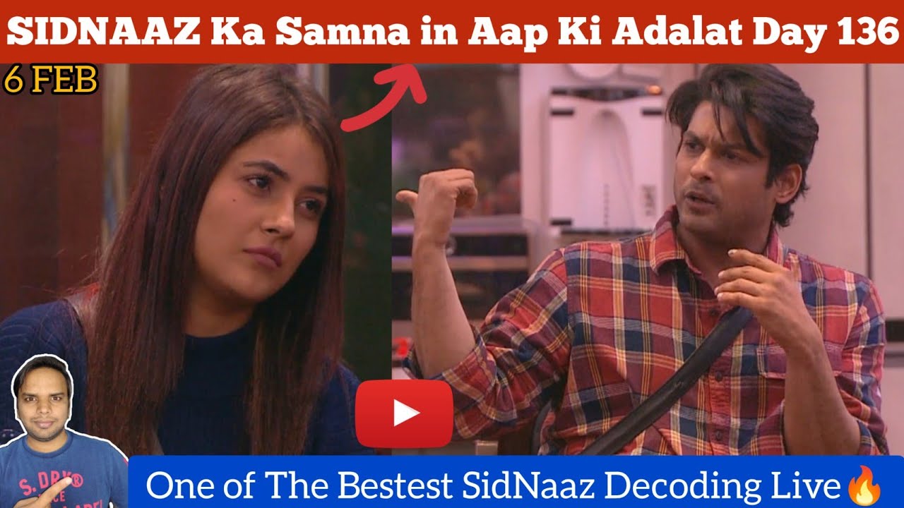 [6 FEB-Deco] SidNaaz Ka Samna in Adalat 🥺 (Epi Day 136)🔥 One of the Best SidNaaz Decoding Live❤️