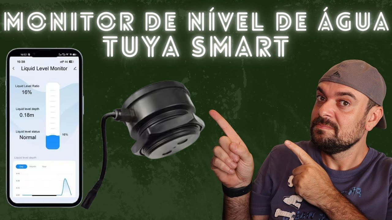 MONITOR DE NÍVEL DE ÁGUA SMART TUYA - ACOMPANHE EM TEMPO REAL O NÍVEL DE ÁGUA DA SUA CAIXA