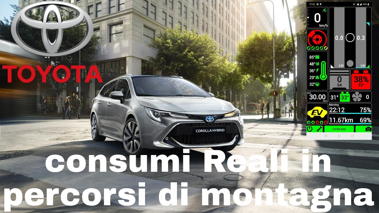 Toyota #corolla sport touring 1.8 122 cv consumi reali in salita andiamo insieme sul dosso dei galli
