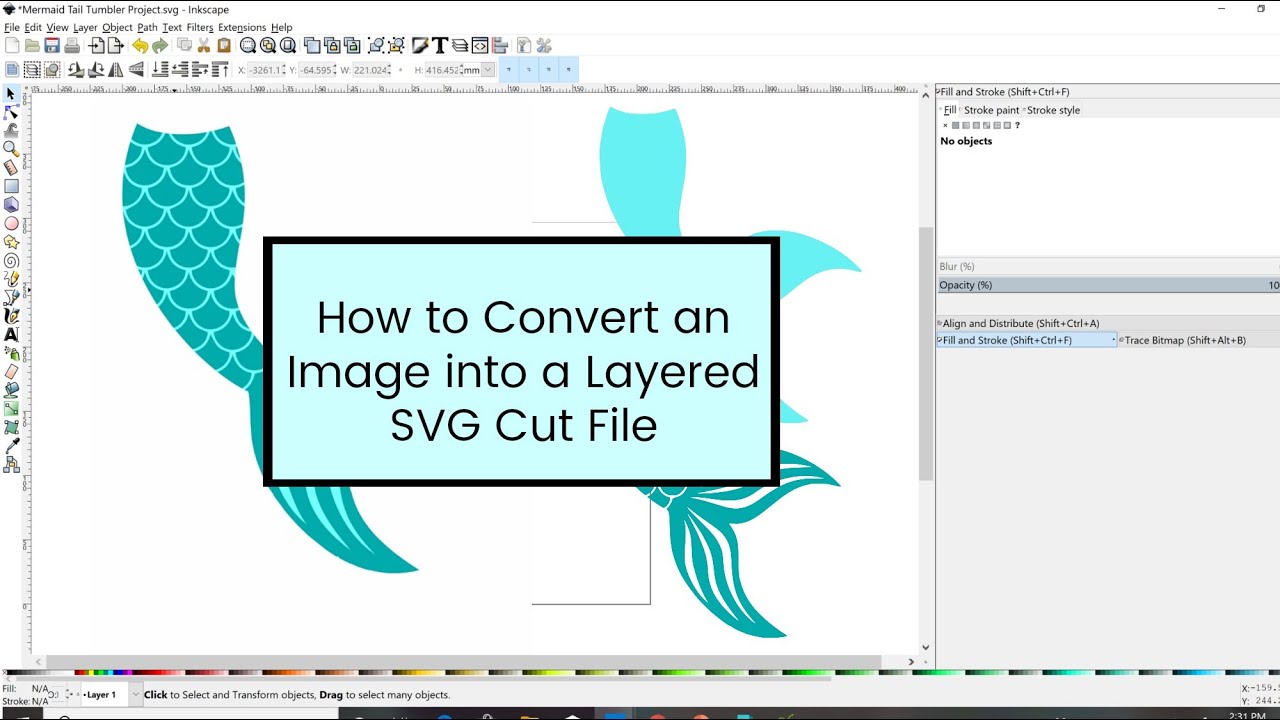 How to Convert an Image to an SVG Cut File for Cricut Design Space Using the Free Inkscape Program