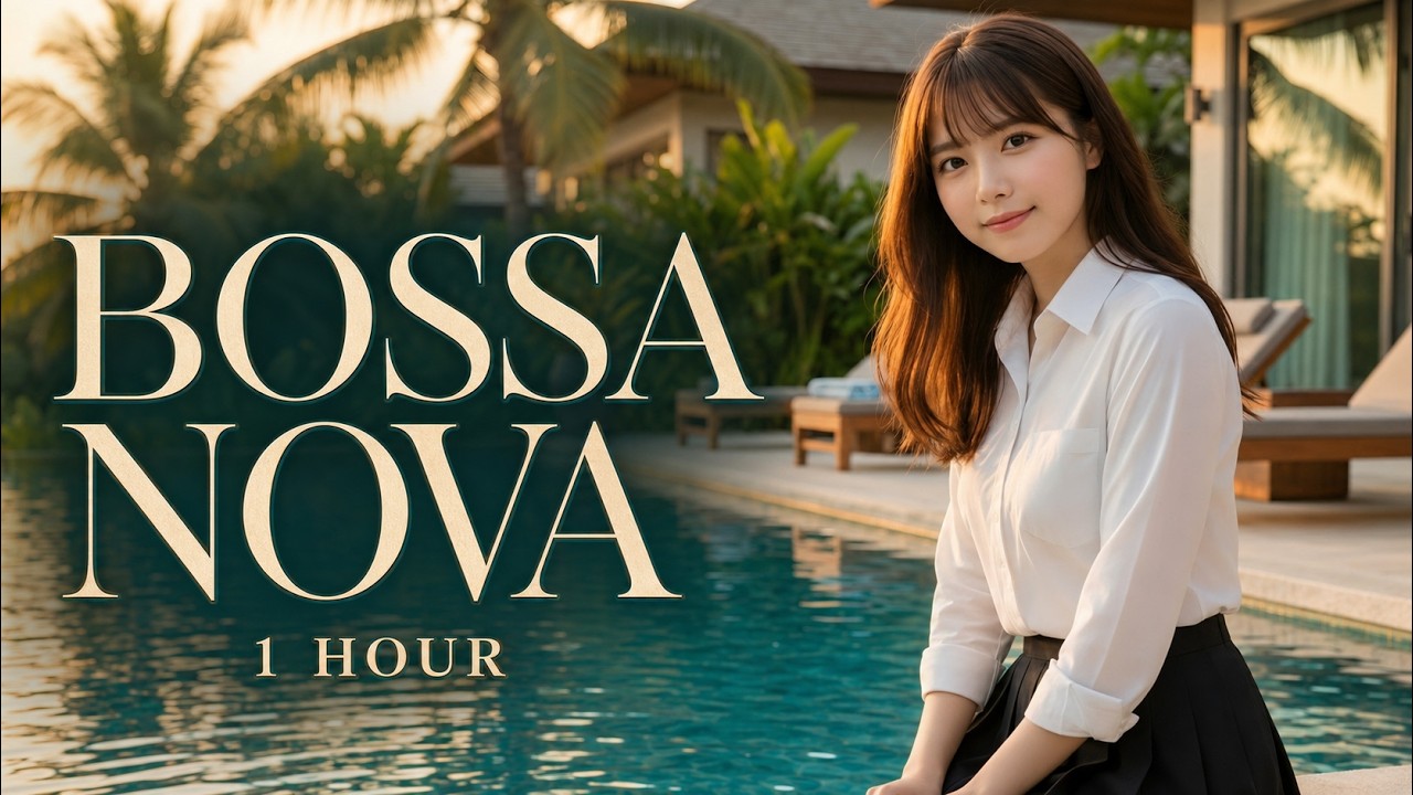Beachside Bossa Nova ☀️ Warm Jazz Guitar Jpop | Study & Chill Mix