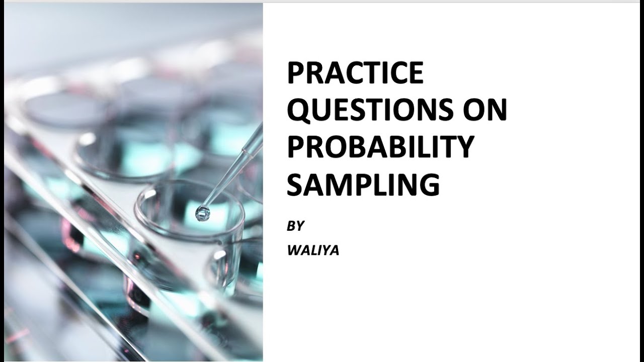 UGC NET 2026 II Practice Questions on Probability Sampling II Part-12 II @waliyaclasses8392