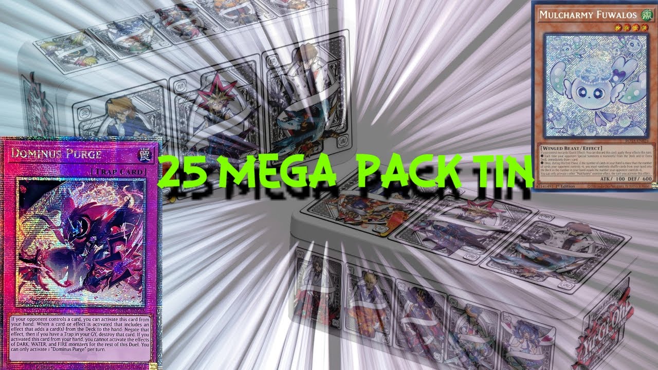 Yugioh  25 Mega pack/ tin Opening
