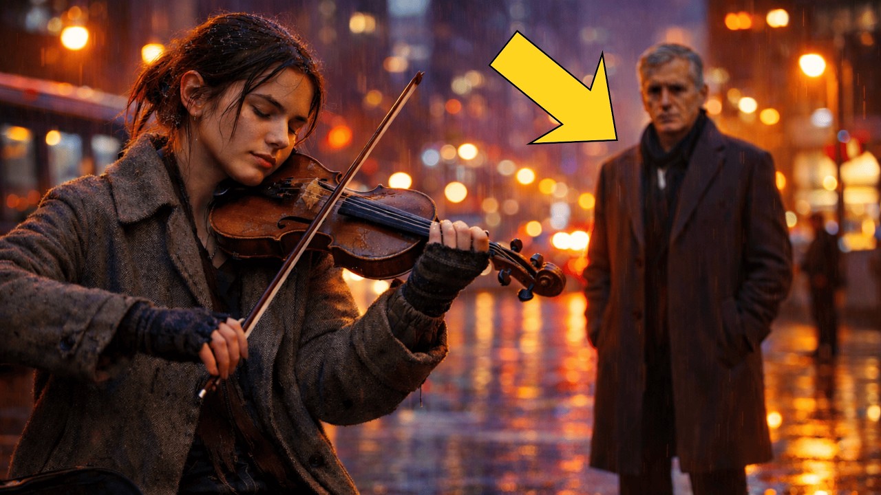 O MAESTRO ZOMBOU DA VIOLINISTA DE RUA, MAS À NOITE ELA SALVOU O CONCERTO DELE!