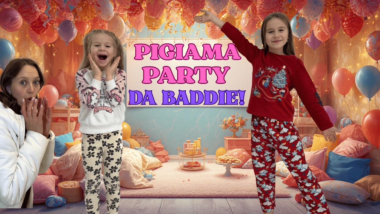 PIGIAMA PARTY SEGRETO SENZA MAMMA 😱 | Erika, Vanessa e Sofi in Versione BADDIE!