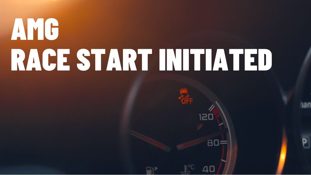 HOW TO INITIATE MERCEDES AMG RS RACE START/LAUNCH CONTROL