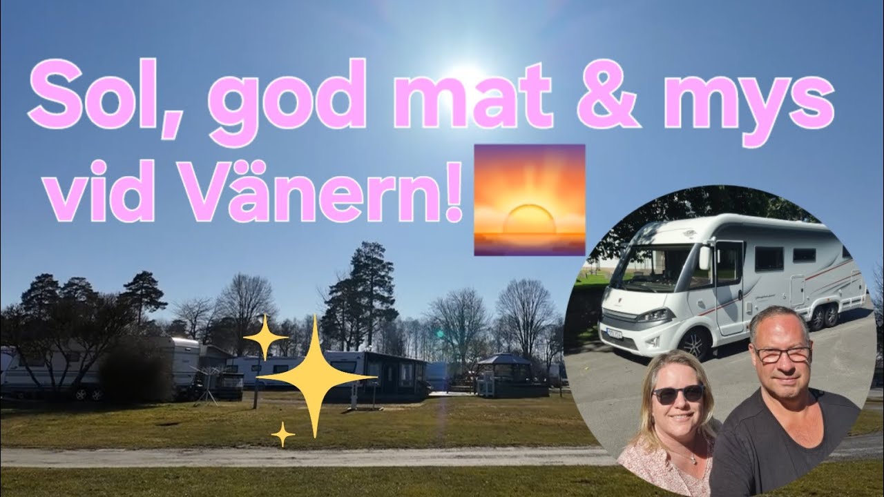 ☀️ Husbilsmys i Lidköping – strandpromenad, god mat & sol vid Vänern! 🚐✨