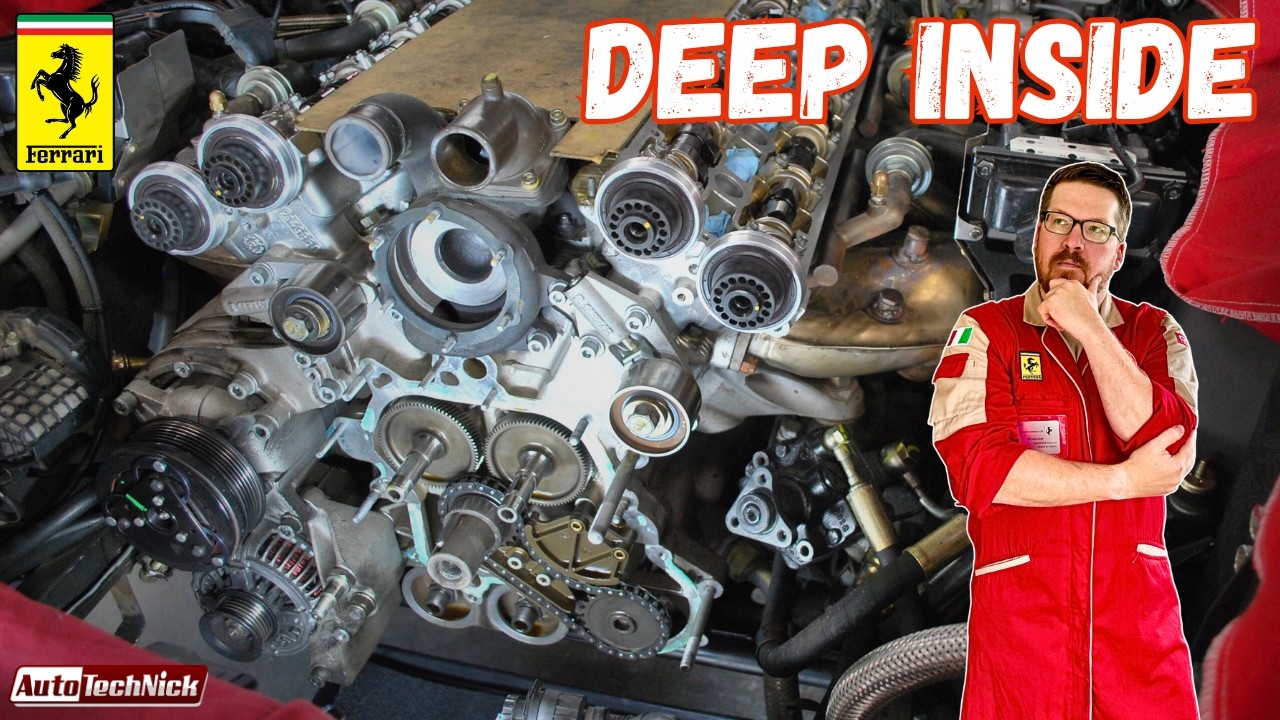 Inside a Ferrari 456 Major Service: Front Timing Cover & Drive Bearings