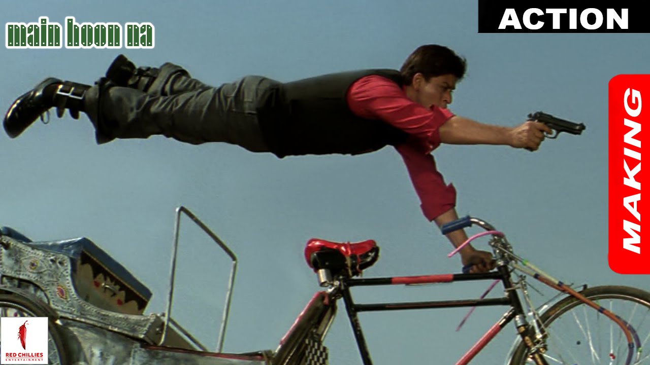 Main Hoon Na | Making of Action | Shah Rukh Khan, Sushmita Sen | A Film By Farah Khan