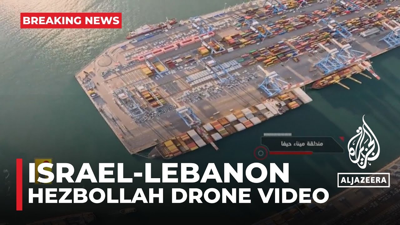 Hezbollah publishes drone footage claiming to show surveillance of Haifa