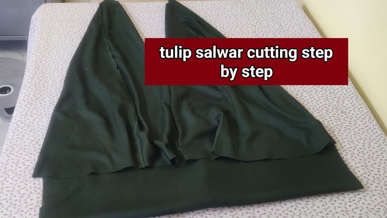 How to cut ladies tulip salwar? # cutting # design # tailoring 