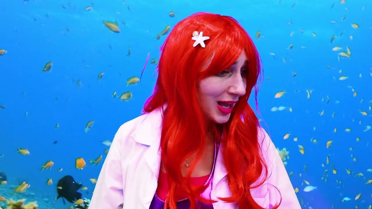 Mermaid Hospital! What If the Mermaid Was a Doctor? Mermaid in Real Life By Crafty Hype