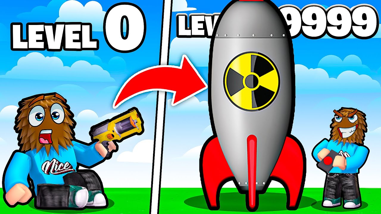 Создание крупнейшей ядерной бомбы в Roblox