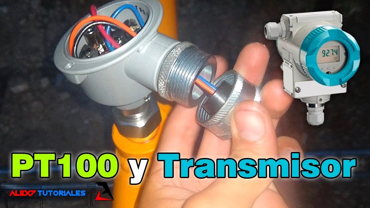 Conexión PT100 (Termopozo) con Transmisor de Temperatura SITRANS TF