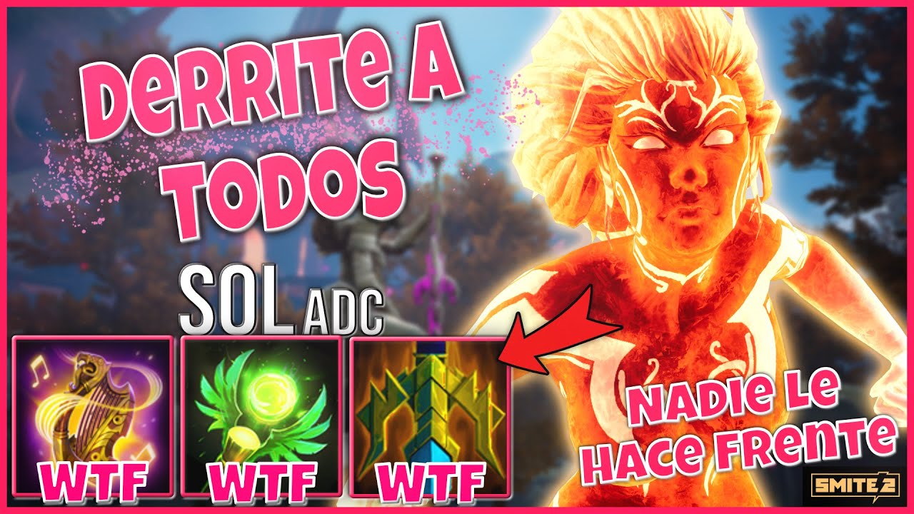 🦦 El mejor DPS del juego - Sol ADC- Smite 2