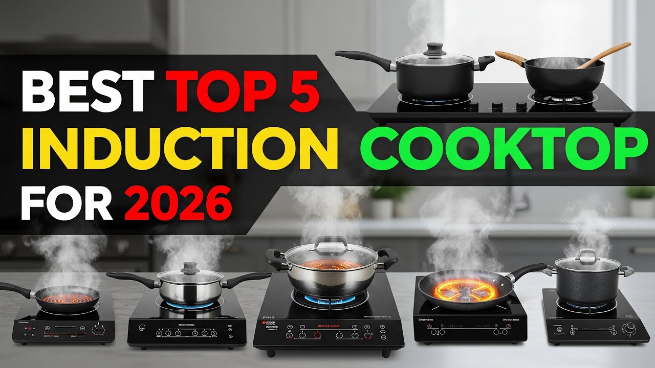 Best Top 5 Induction Cooktop For 2026 | Top 5 Must-Have Kitchen Essentials