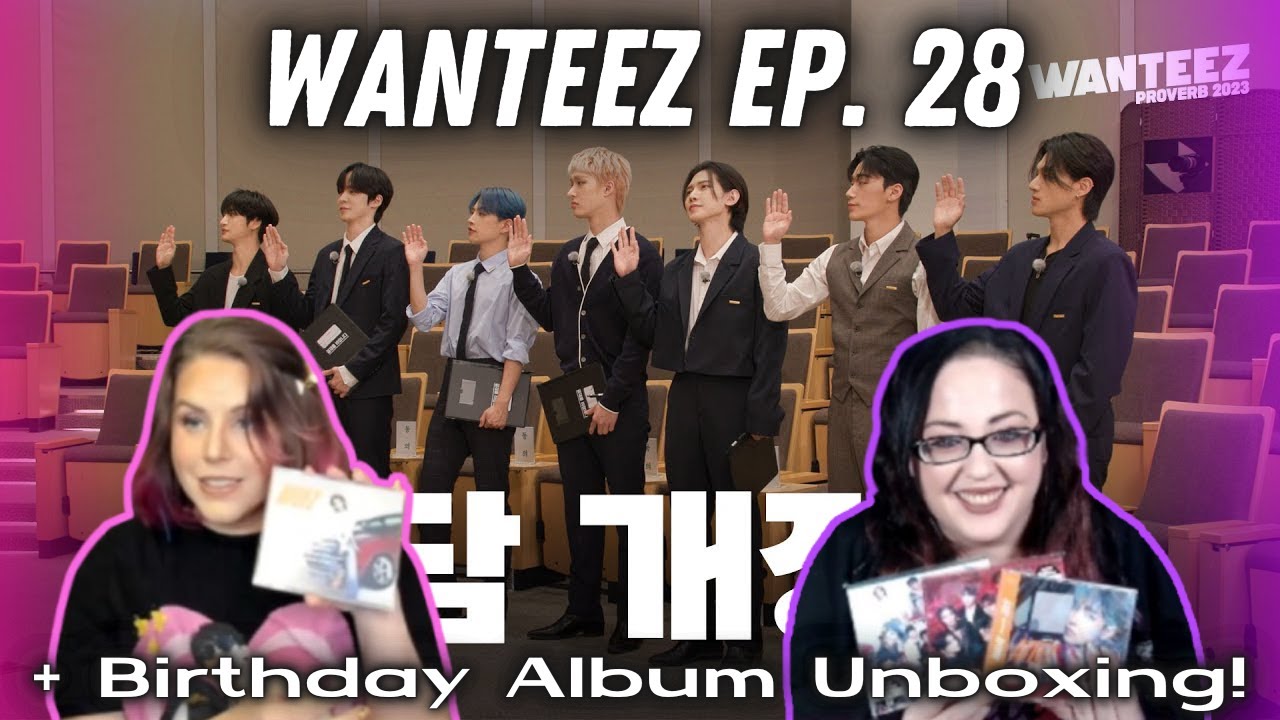 ATEEZ WANTEEZ EP.28 + Birthday Album Unboxing | K-Cord Girls Reaction