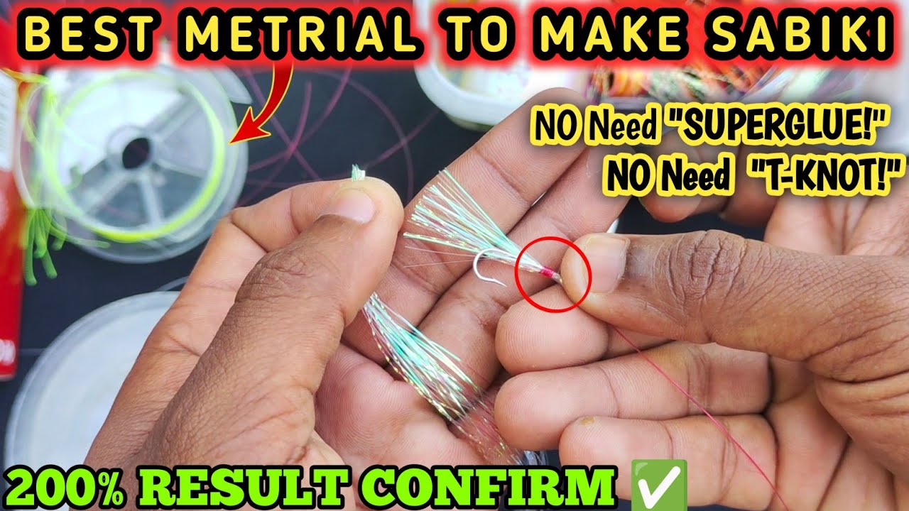 How To Make #SABIKI RIG? - ( Easiest & Quickest Way )PRO Tricks For New #ANGLERS