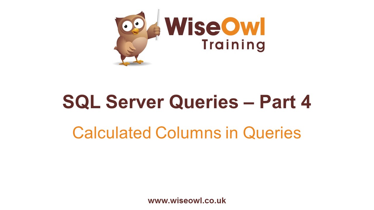 Запросы SQL Server, часть 4 — Вычисляемые столбцы в запросах