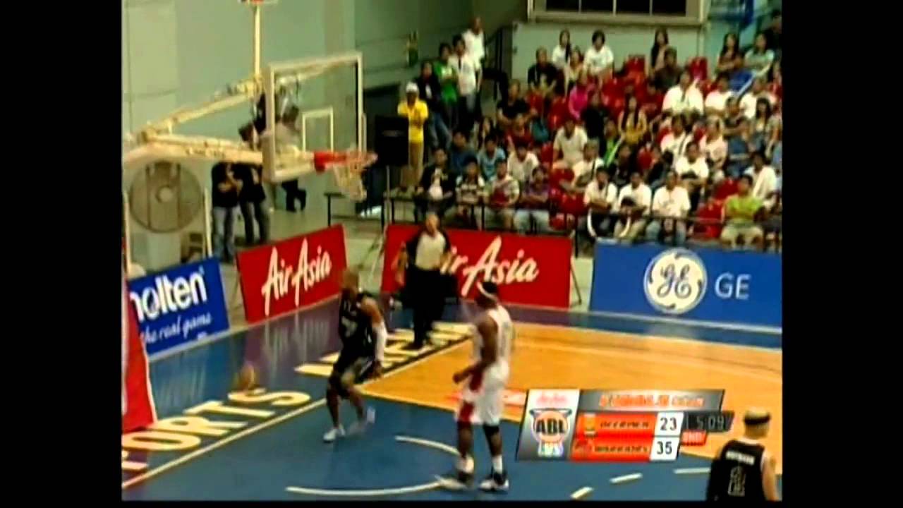 Evan Brock Double-Pump Reverse Dunk In Game 1 of ABL Finals