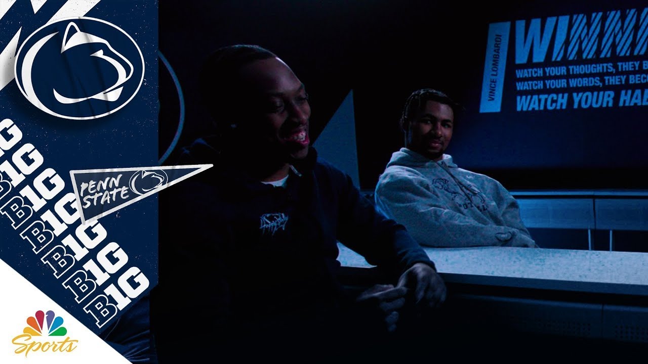 Penn State's Kaytron Allen, Nick Singleton juggle football, friendship (FULL INTERVIEW) | NBC Sports