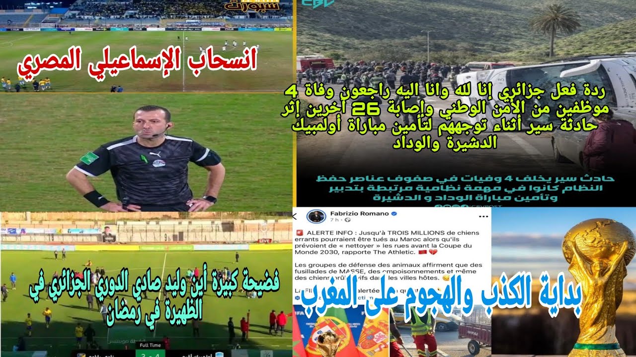 🚨ردة فعل جزائري😱قوية علي فضيحة الدوري الجزائري الإسماعيلي المصري ينسحب بداية لبربكاند علي كأس العالم