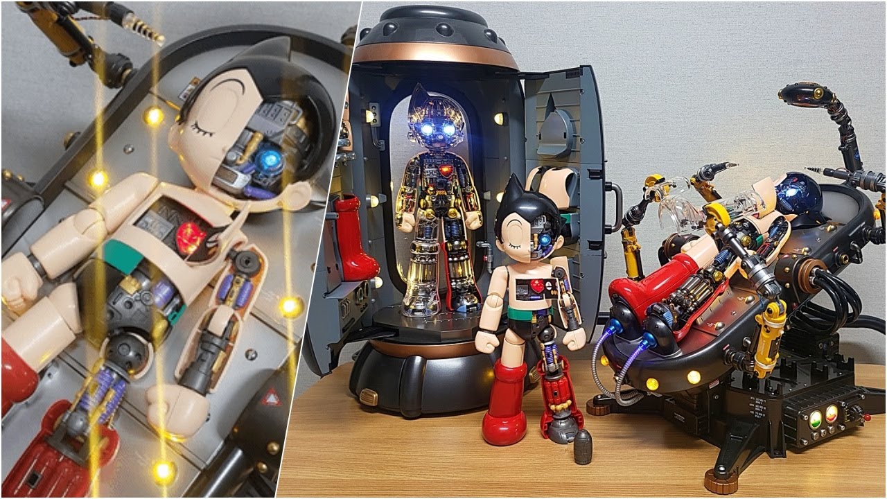 창모완 아톰 블리츠웨이 아톰 2.0 베이스에 눕혀보기, TRON ModelKit ASTRO BOY & blizway ASTRO BOY ver2 0