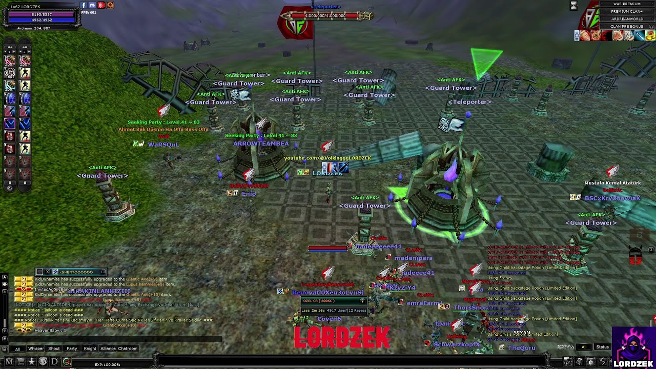 LORDZEK HARD MELE PK  📢   PK 🔥62/1 Pk ServerTrailer #ardreamworld  PK  !🥇 ️#knightonline