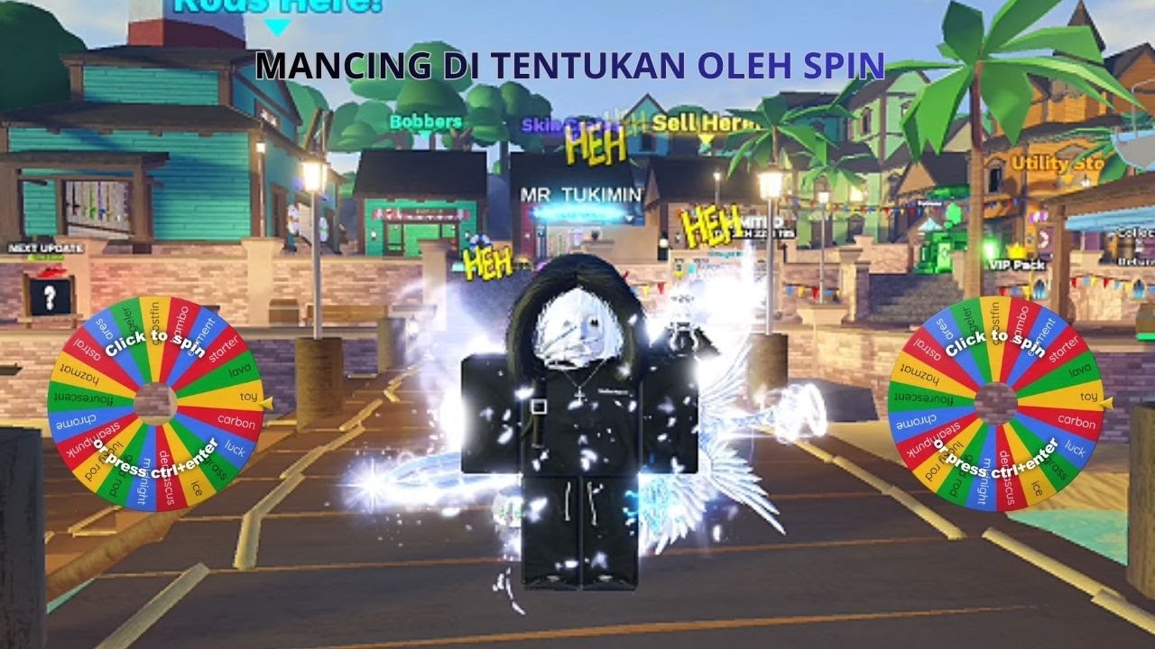 EKSPERIMEN MANCING DI TENTUKAN OLEH SPIN WHEEL