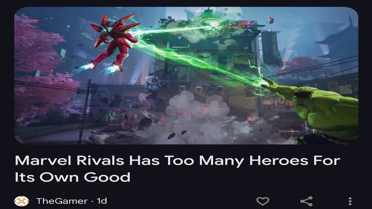 "Marvel Rivals Has Too Many Heroes"