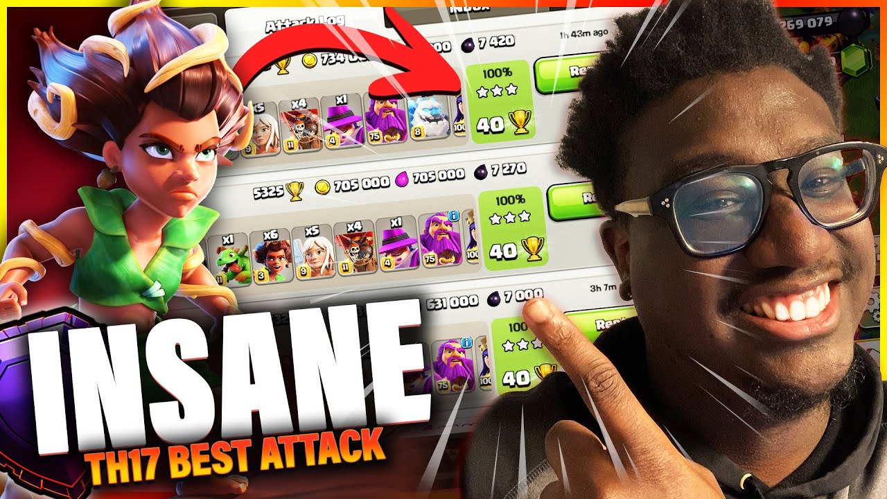 Root Rider RC Charge is Still The BEST TH17 Attack AFTER UPDATE! | Clash of Clans