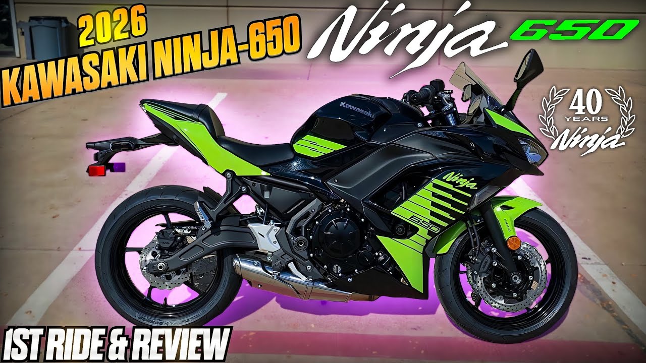 Первая поездка и обзор Kawasaki Ninja 650 2026 года | ПОСМОТРИТЕ, ЧТО делает этот мотоцикл лучшим...