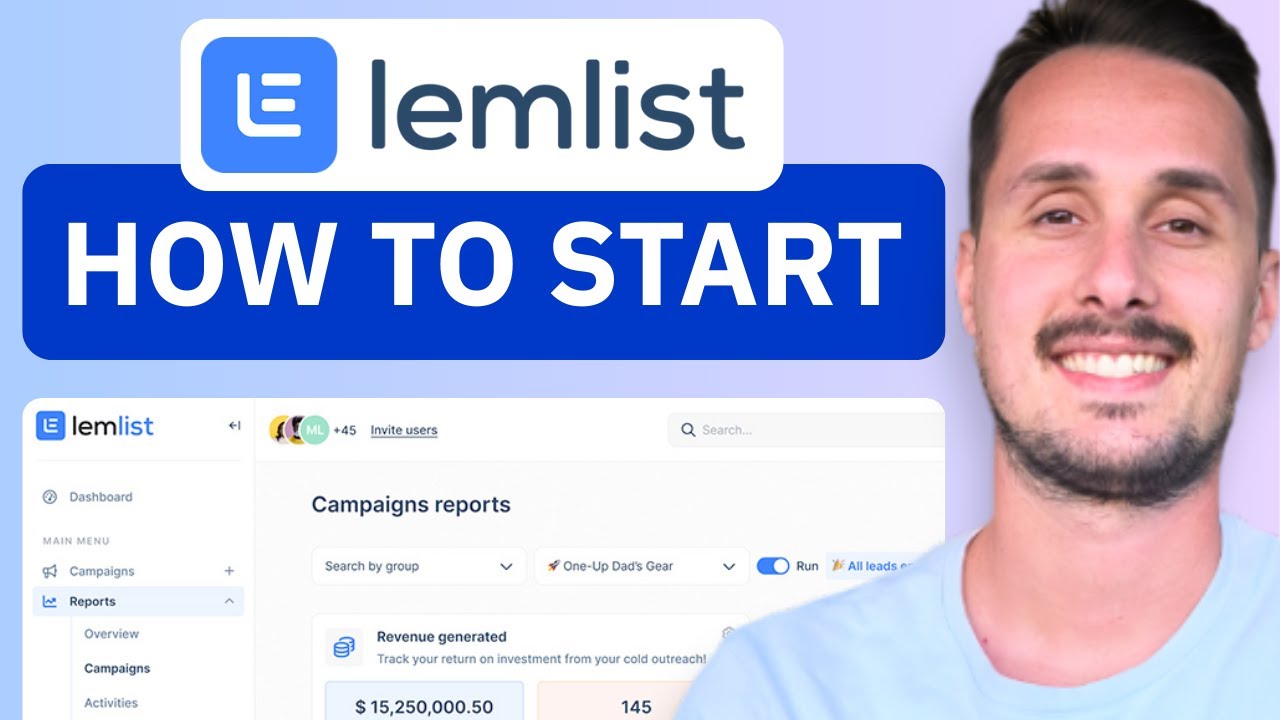 How To Setup Your Lemlist Cold Email + LinkedIn Campaign