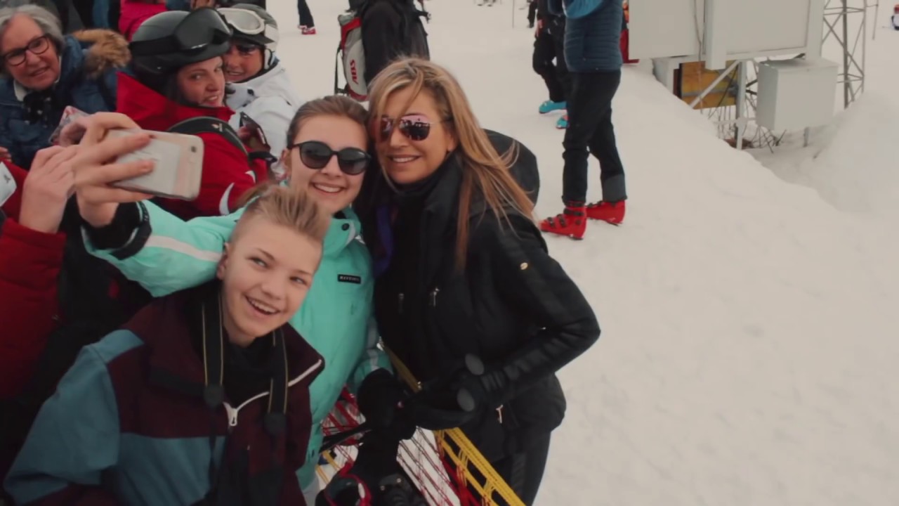 Willem-Alexander, Máxima & prinsessen in Lech
