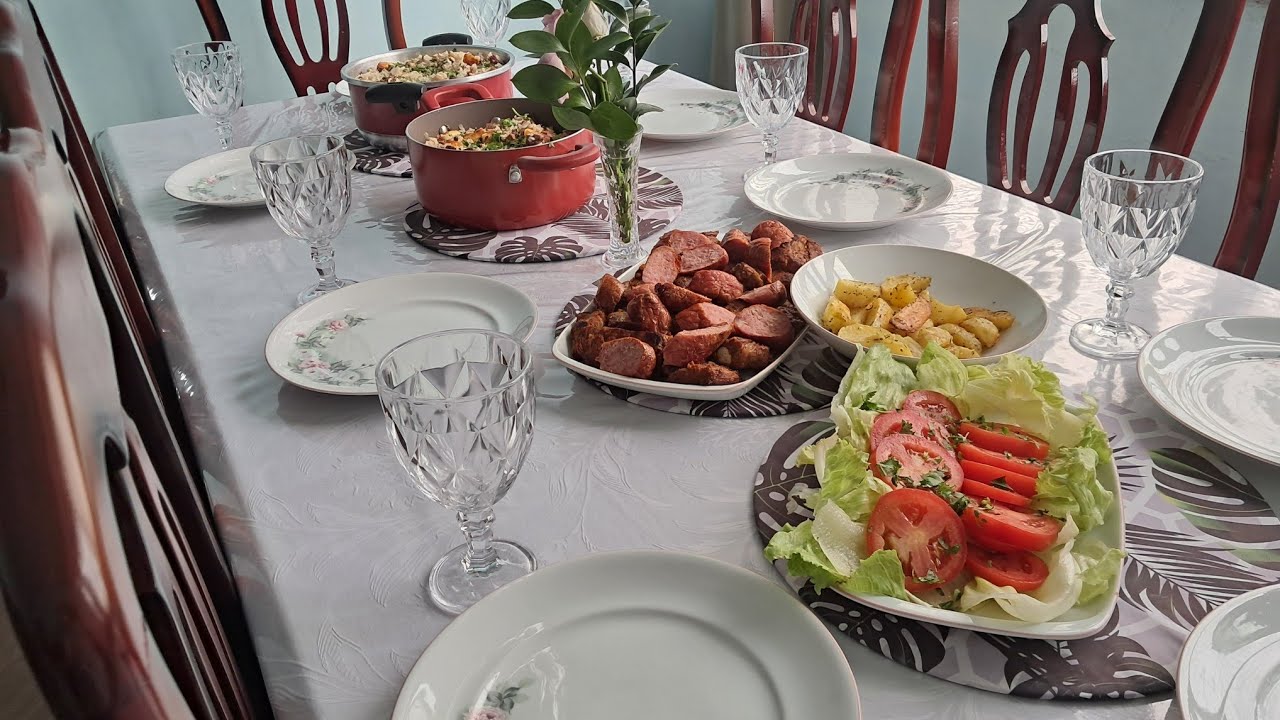 CARDÁPIO COMPLETO |COM BAIÃO DE DOIS E COSTELINHA ASSADA |IDEAL PARA UM ALMOÇO EM FAMÍLIA| CONFIRA 👇
