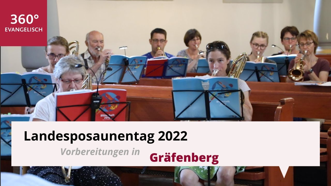 Der Gräfenberger Posaunenchor bereitet sich auf den Landesposaunentag vor