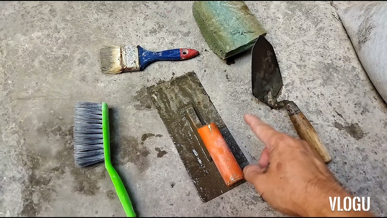 DIY..paano mag apply ng pebols sa hagdan.