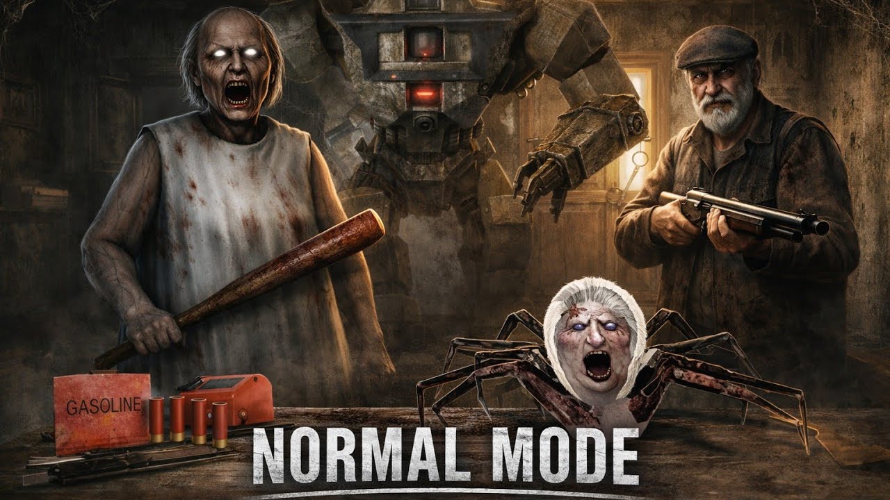 Granny Legacy - Playing With Grandpa And In Normal Mode - Full Gameplay