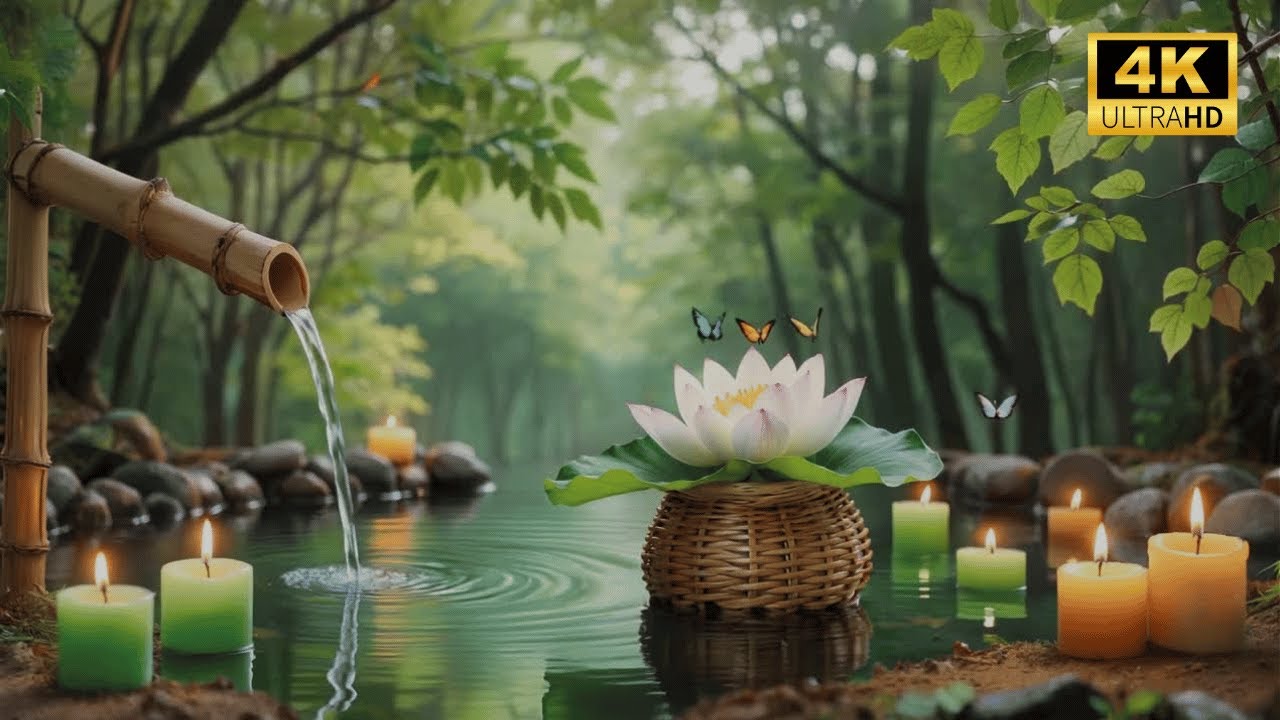 Spa Music & Peaceful Water Sounds | Relaxing Piano for Healing & Sleep 😴