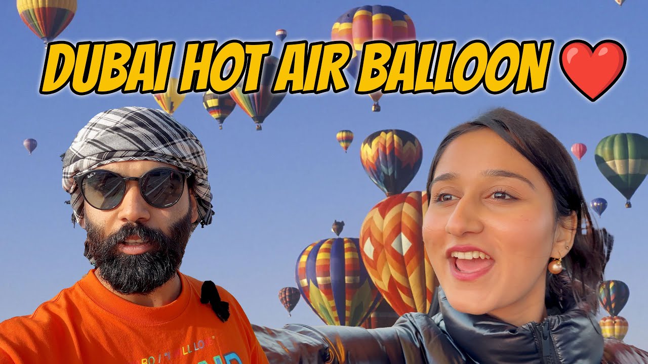 Hot Air Balloon se dekha Sunrise😍|| Ye alag hi duniya hai 😱|| #sandycandy #sandycandyvlogs