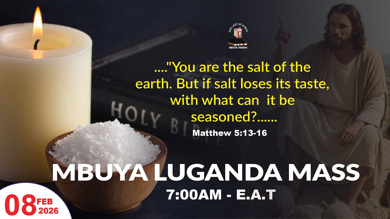 OLUNAKU LW'OMUKAMA OLWA 5 MU BW'OMWAKA A  || Daily TV Mass || Sunday 08th February, 2026