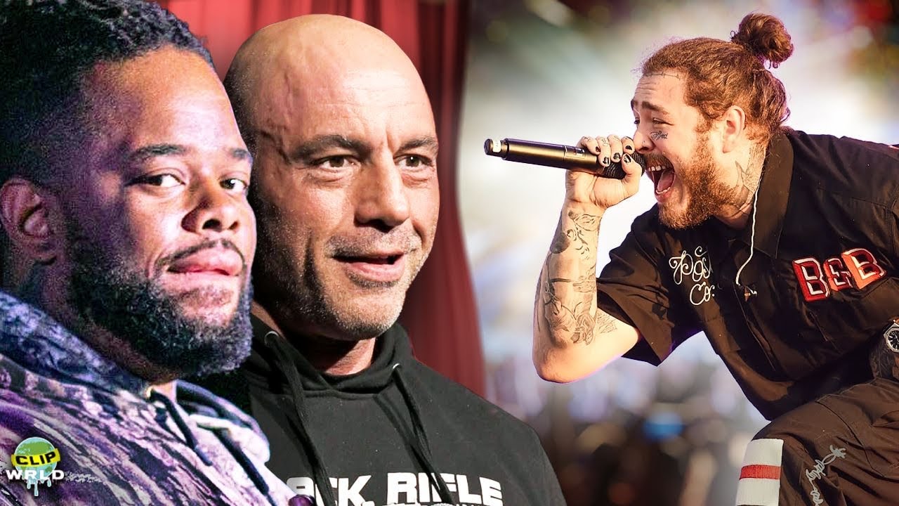 Backstage at Post Malone with Joe Rogan